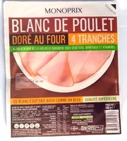 Mängden socker i Blanc de Poulet, Doré au Four (4 tranches)