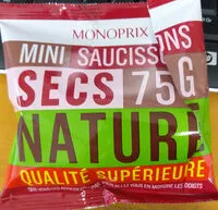 Mängden socker i Mini saucissons secs nature