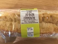 Mängden socker i Le pavé jambon emmental