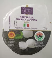 Mängden socker i Mozzarella di bufala campana