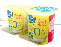 Mängden socker i Yaourt nature bio