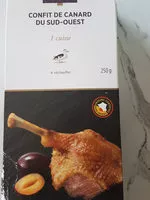 Mängden socker i Confit de canard du Sud-Ouest