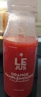 Mängden socker i Le jus orange pamplemousse à la framboise