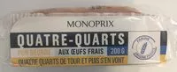 Mängden socker i Quatre-quarts
