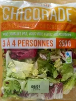 Mängden socker i Chicorade Scarole, Frisée, Chicorée Rouge