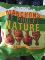 Mängden socker i Manchons de poulet nature, rôtis au four