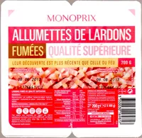 Mängden socker i Allumettes de Lardons Fumées