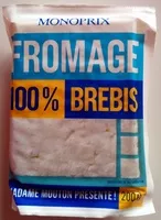 Mängden socker i Fromage 100% brebis