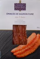 Mängden socker i Émincés de saumon fumé aux 5 bais