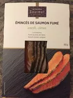 Mängden socker i Gourmet - Émincés de saumon fumé, aneth et citron