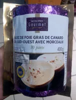 Mängden socker i Bloc de foie gras de canard du Sud-Ouest avec morceaux