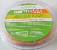 Mängden socker i Carottes râpées