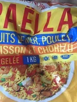 Mängden socker i Paella 