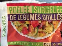 Mängden socker i Poêlée de légumes grillés, surgelés