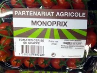 Mängden socker i Tomates cerise en grappe