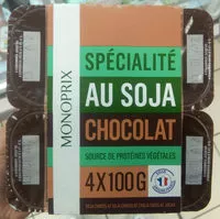 Mängden socker i Spécialité au soja chocolat