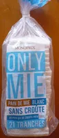 Mängden socker i Only Mie, Pain de Mie Blanc, Sans Croûte (21 Tranches)