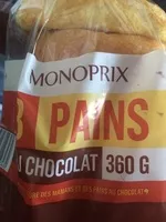 Mängden socker i Pains au chocolat