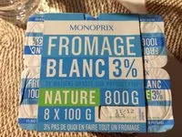 Mängden socker i Fromage blanc