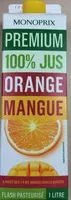 Mängden socker i Prenium 100% Jus Orange Mangue
