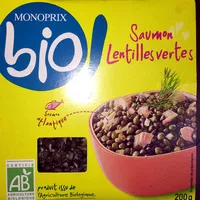Mängden socker i Saumon Lentilles Vertes