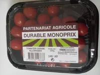 Mängden socker i Tomates cerise allongées