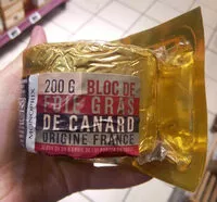 Mängden socker i Bloc de foie gras de canard