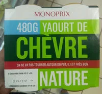 Mängden socker i Yaourts au lait de chèvre nature