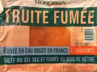 Mängden socker i Truite fumée