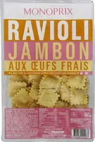 Mängden socker i Ravioli jambon aux oeufs frais