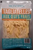 Mängden socker i Tagliatelles aux œufs frais