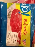 Mängden socker i Entrecôte boeuf bio