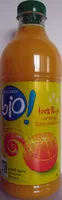 Mängden socker i 100%pur jus orange flash pasteurisé