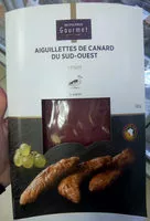 Mängden socker i Aiguillettes de canard du Sud-Ouest crues