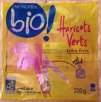 Mängden socker i Haricots Verts Très fins