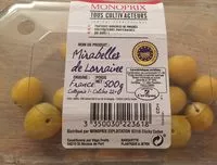 Mängden socker i Mirabelles de Lorraine