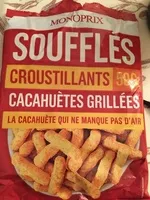Mängden socker i Soufflés croustillants cacahuètes grillées