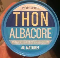Mängden socker i Thon Albacore au Naturel