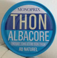 Mängden socker i Thon Albacore au naturel