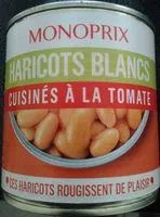 Mängden socker i Haricots blancs cuisinés à la tomate