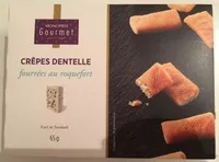 Mängden socker i Gourmet - Crêpes dentelle fourrées au roquefort