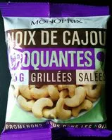 Mängden socker i Noix de cajou