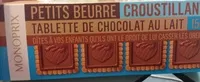 Mängden socker i Petits Beurre Croustillant Tablette de Chocolat au Lait