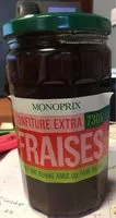 Mängden socker i Confiture extra de fraises