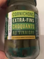 Mängden socker i Cornichons extra-fins croquants au vinaigre