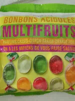 Mängden socker i Bonbons acidulés multifruits