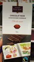 Mängden socker i Chocolat noir 72% de cacao Saint-Domingue