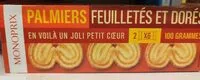 Mängden socker i Palmiers