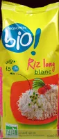 Mängden socker i Riz long blanc Bio Monoprix