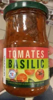 Mängden socker i Sauce tomate basilic